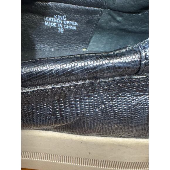 ASH King Leather Metallic Platform Slip On size 39 euro - Picture 6 of 8